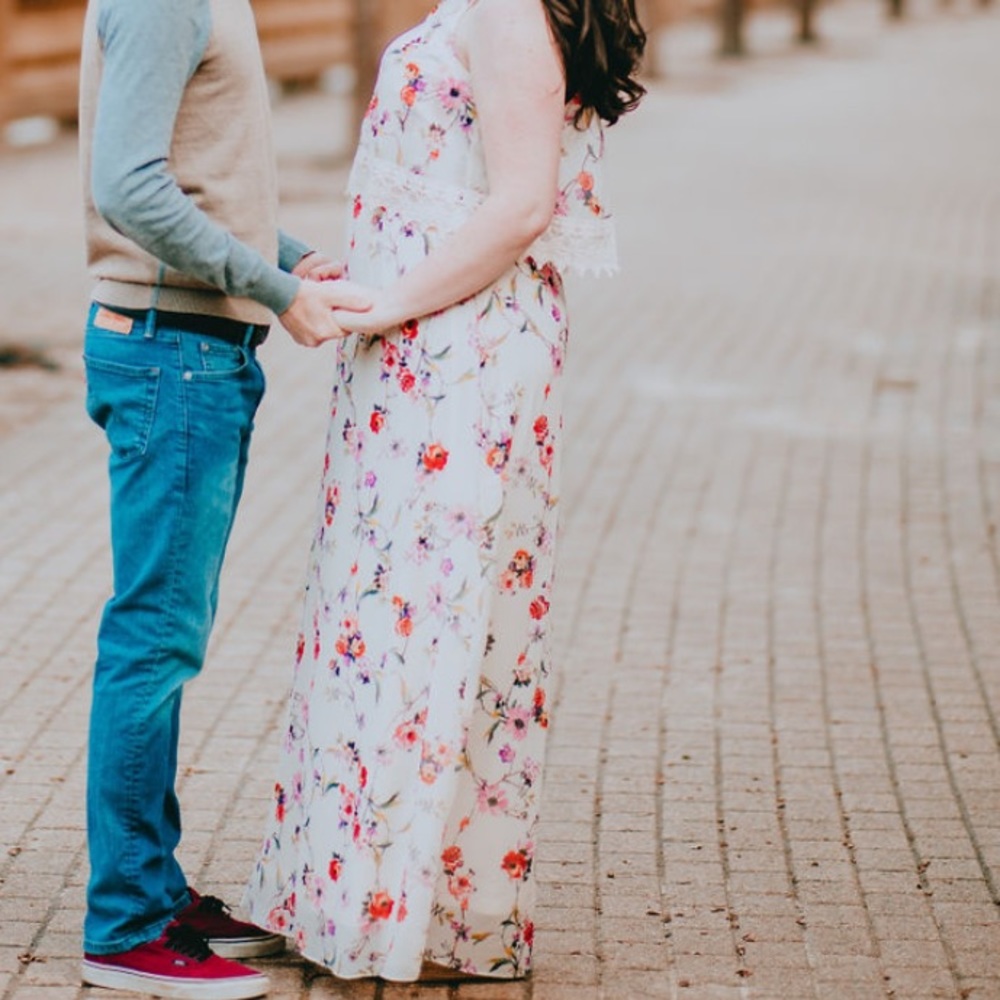 Adrianna Papell Floral Maxi